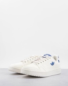 Белые кроссовки с золотистыми вставками adidas Originals NY 90-Белый