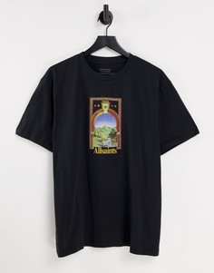Черная футболка с принтом AllSaints Kabbal-Черный цвет