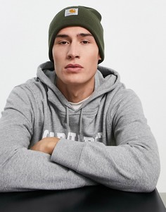 Шапка-бини цвета хаки Carhartt WIP Watch-Зеленый цвет