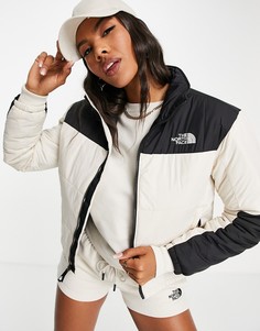 Бежевый пуховик The North Face Gosei-Светло-бежевый цвет
