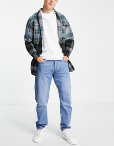 Синие выбеленные джинсы свободного кроя Jack & Jones Intelligence Chris-Голубой