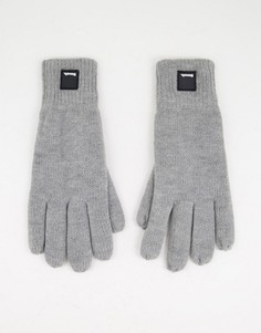 Серые вязаные перчатки Bench-Серый