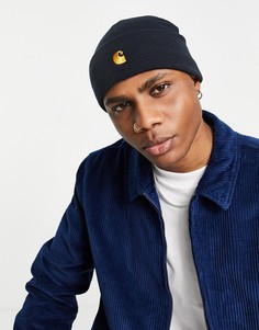 Темно-синяя шапка-бини Carhartt WIP Chase-Темно-синий