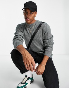 Зеленый трикотажный джемпер River Island-Зеленый цвет