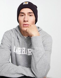 Шапка-бини фиолетового цвета Carhartt Watch-Фиолетовый цвет