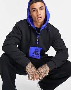 Черный худи с принтом полярного медведя adidas Originals Adventure-Черный цвет