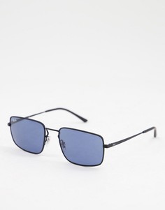 Солнцезащитные очки в черной прямоугольной оправе в стиле унисекс Ray-Ban 0RB3669-Черный цвет