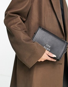 Черная сумка на плечо с ручкой сверху Steve Madden-Черный цвет