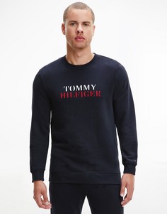 Темно-синий свитшот для дома Tommy Hilfiger