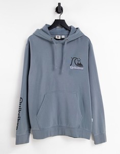 Худи голубого цвета Quiksilver Sweet As Slab-Голубой
