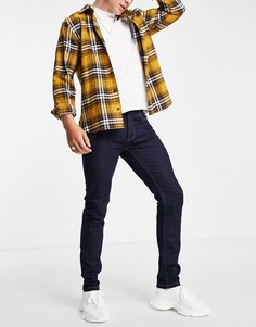 Эластичные зауженные джинсы Topman-Голубой