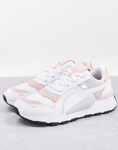 Кроссовки бело-розовой расцветки Puma RS 2.0 Futura-Белый