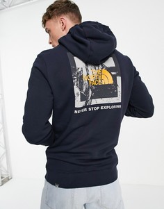 Худи темно-синего цвета The North Face New Climb-Темно-синий