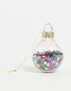 Набор из 12 миниатюрных новогодних украшений Sass & Belle-Разноцветный