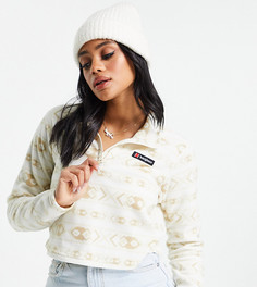 Укороченный флисовый топ бежевого цвета Berghaus Prism Aztec – эксклюзивно для ASOS-Светло-бежевый цвет