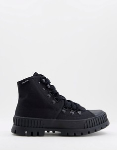 Черные высокие походные ботинки Palladium Pallashock-Черный цвет