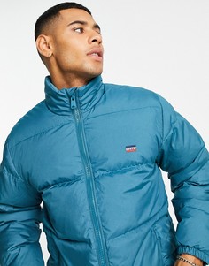 Короткий синий пуховик Levis Fillmore-Голубой Levis®