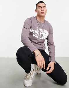 Фиолетовый лонгслив The North Face Standard-Фиолетовый цвет