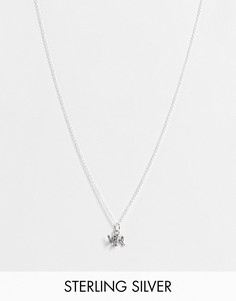 Ожерелье из стерлингового серебра с цепочкой и подвеской-слоником Kingsley Ryan-Серебряный