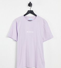 Сиреневая футболка с логотипом Columbia CSC Basic – эксклюзивно для ASOS-Розовый цвет