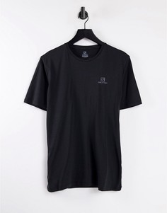 Черная футболка Salomon Agile Training-Черный цвет