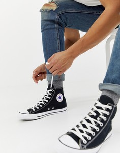 Черные высокие кеды Converse Chuck Taylor All Star M9160C-Черный