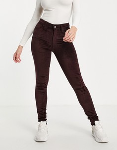 Фиолетовые зауженные джинсы с завышенной талией Levis 721-Красный Levis®