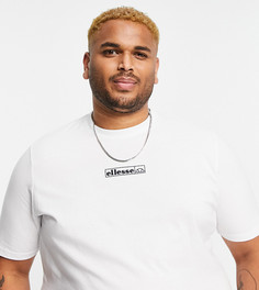 Белая футболка с логотипом ellesse Plus-Белый