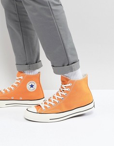 Высокие оранжевые кеды Converse Chuck Taylor All Star 70 159622C-Оранжевый