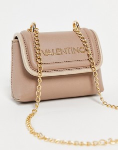 Сумка мини через плечо бежевого цвета VALENTINO BAGS Moss-Светло-бежевый цвет