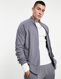 Свитшот в стиле oversized с жаккардовой тесьмой от комплекта ASOS DESIGN-Разноцветный