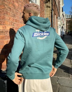 Худи цвета зеленого нефрита с принтом на спине Dickies Ruston-Зеленый цвет