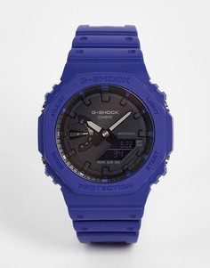 Синие часы в стиле унисекс на силиконовом ремешке Casio G Shock-Голубой