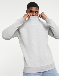 Серый свитшот с логотипом ellesse