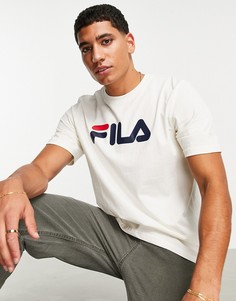 Футболка цвета экрю Fila Eagle-Белый