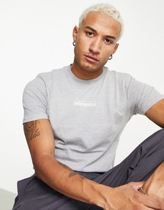 Серая футболка с логотипом ellesse-Серый