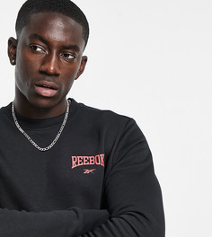 Черный свитшот с винтажным логотипом Reebok – эксклюзивно для ASOS-Черный цвет