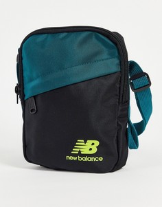 Черная сумка для авиапутешествий с логотипом New Balance-Черный цвет