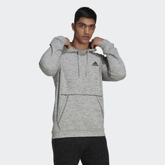 Худи Essentials Mélange Embroidered Small Logo adidas Sport Inspired