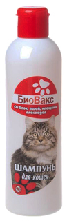 Шампунь для кошек БиоВакс инсектицидный, далматская ромашка и масло чайного дерева, 200 мл