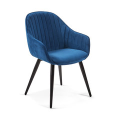Стул La Forma Herbert 68801, синий бархат