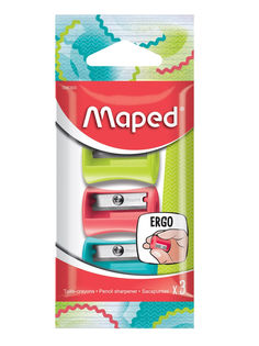 Точилка MAPED VIVO 3 шт в наборе, блистер