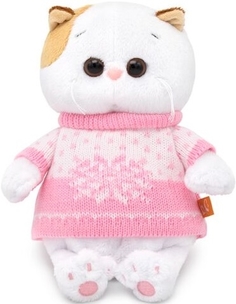 Мягкая игрушка BUDI BASA Кошка Ли-Ли BABY в свитере 20 см