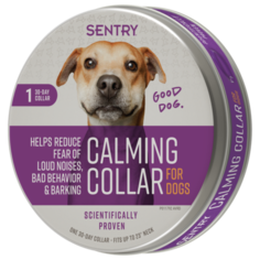 Ошейник для собак повседневный SERGEANTS Calming Collar, обхват шеи 60 см, нейлон, черный