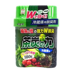 Поглотитель неприятных запахов для холодильника двойной Сила угля и зеленого чая 180 г Kokubo