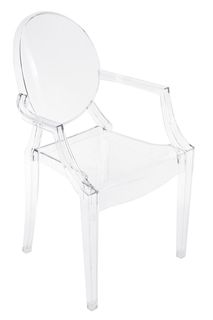 Стул Bradex Home Louis Ghost FR 0036, прозрачный
