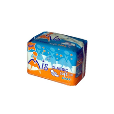 Прокладки гигиенические с крылышками MIS Classic Soft 4 капель 10 шт