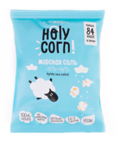 Кукуруза воздушная Holy Corn морская соль 20 г