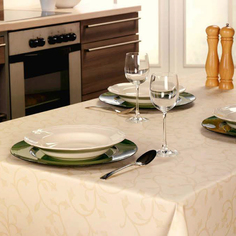 Скатерть Peyer Milano 160x130см, цвет бежевый