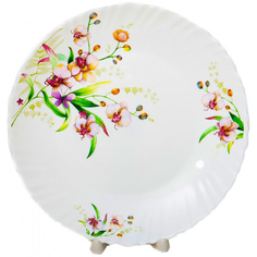 Тарелка мелкая Olaff "Английский сад", 220 мм (арт 131-21026)